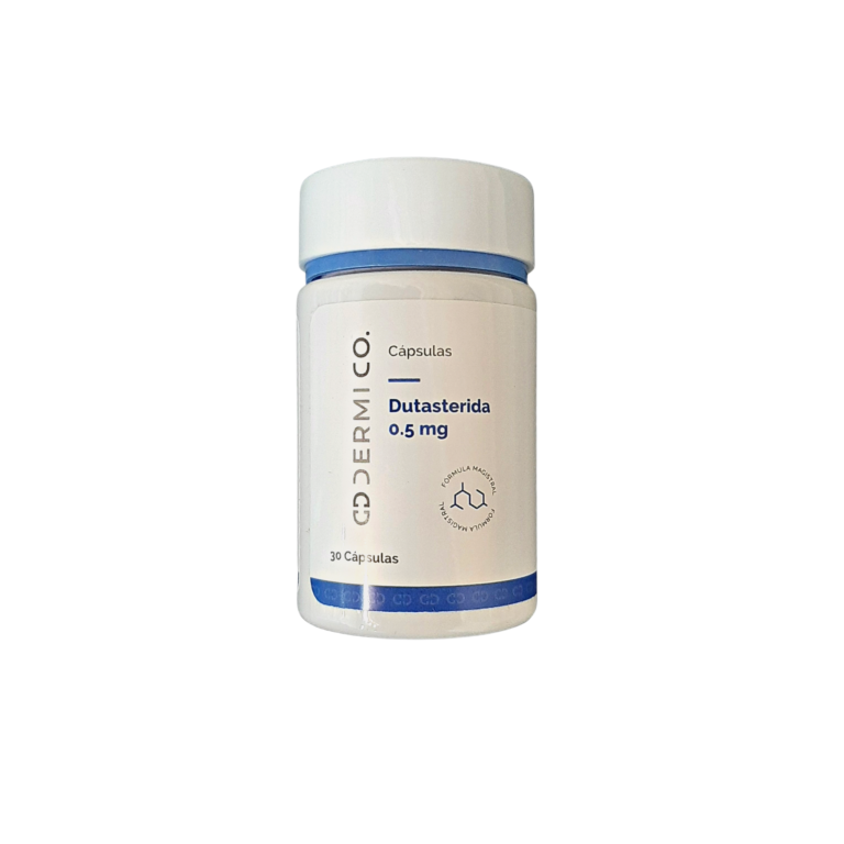 DermiCo Dutasterida 0 5 mg 30 capsulas Indicado para Alopecia Androgénica