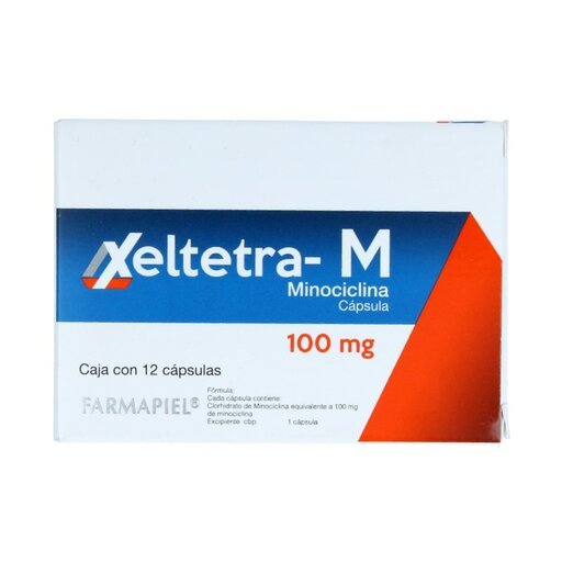 XELTETRA-M 100MG Minociclina C12CAPSULAS