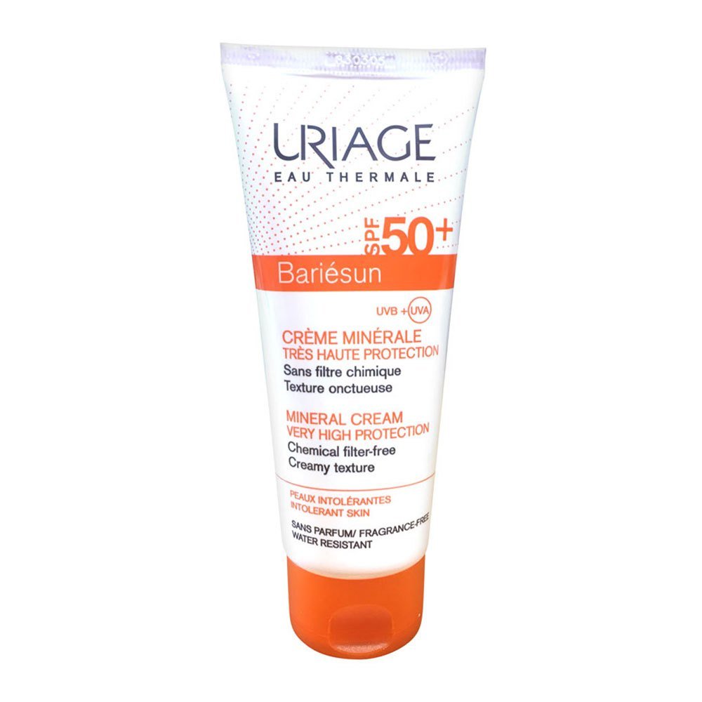 Урьяж барьесан. Uriage SPF 50. Урьяж Барьесан spf50+. Урьяж СПФ 50 тональный. Uriage SPF С цинком