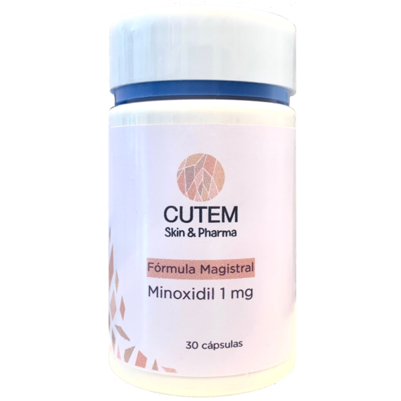 CUTEM MINOXIDIL 1MG, 30 CÁPSULAS