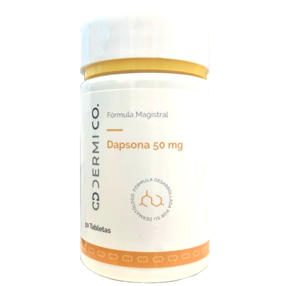 DERMICO DAPSONA 50MG, 50 TABLETAS