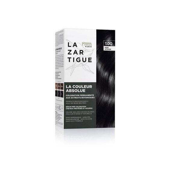 Permanent Haircolour with Botanical Exctracts 1.0 Intense Black (kit)