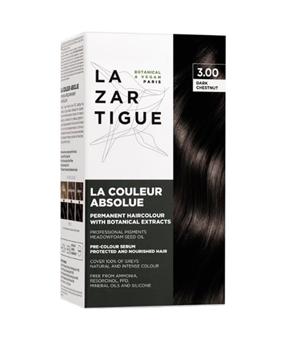 Permanent Haircolour with Botanical Exctracts 3.0 Dark Chesnut (kit)