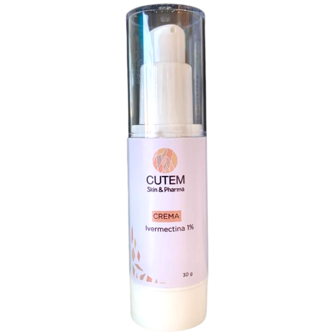 CUTEM CREMA IVERMECTINA 1% 30G TRATAMIENTO IDEAL PARA LA ROSÁCEA ...