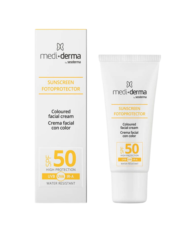 mediderma spf 50 crema facial color