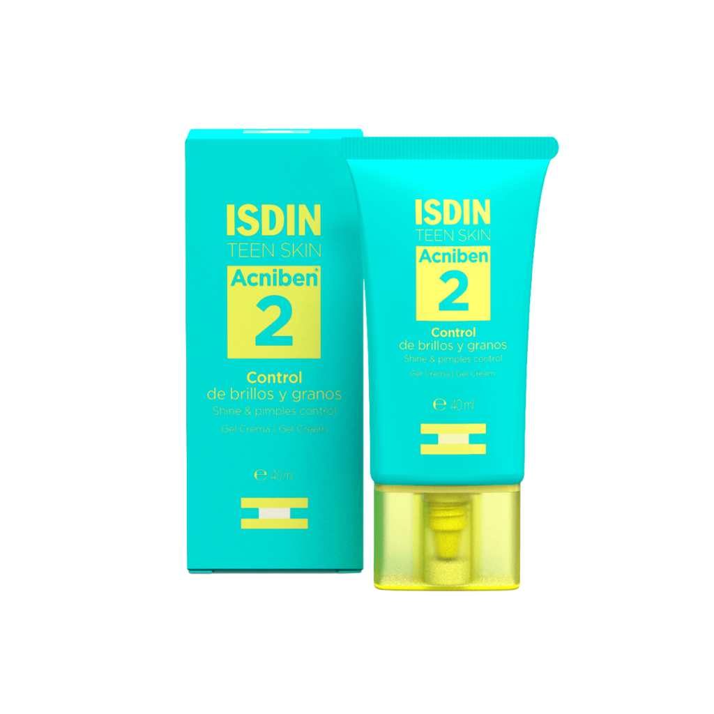 ISDIN TEEN SKIN Acniben 2 Control de brillos y granos 40 ml