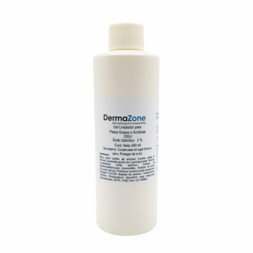 DermaZone Gel Limpiador para Pieles Grasas o Acnéicas